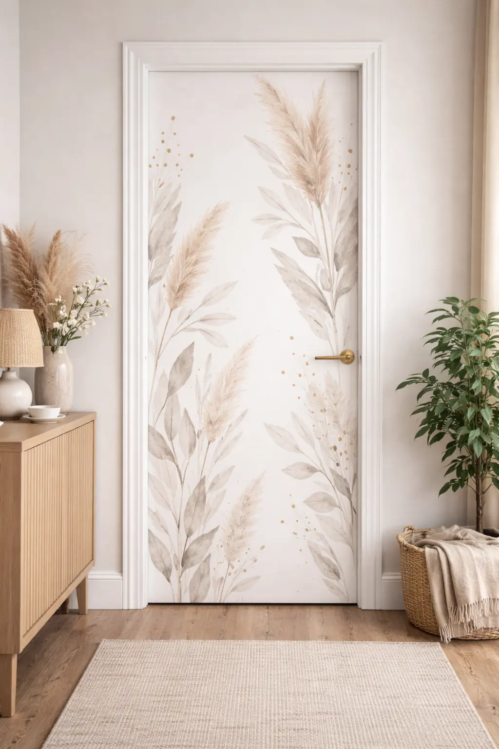 Puertas interiores con vinilo decorativo